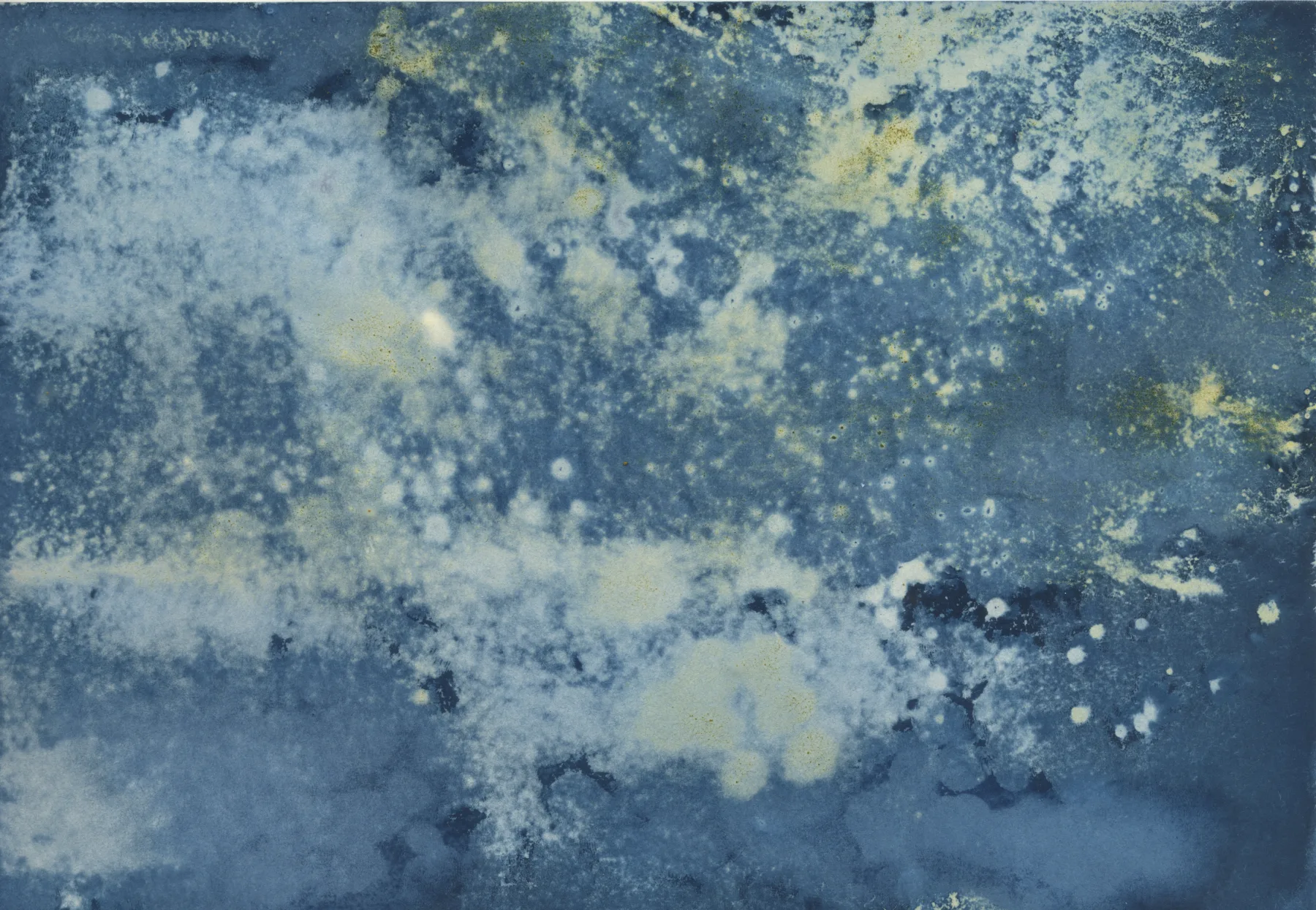 Abstract Cyanotype A5 #2